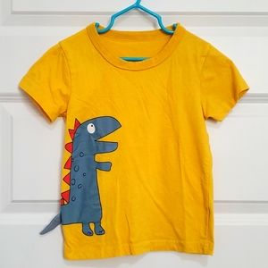 Yellow Dinosaur T Shirt